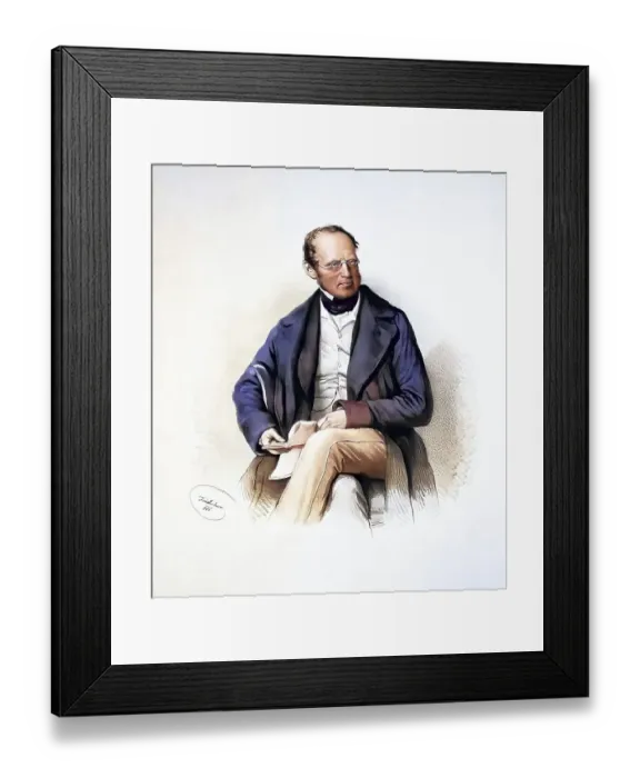 Framed Print : Heinrich Franz Graf von Bombelles (born 26 June 1789 in Versailles)