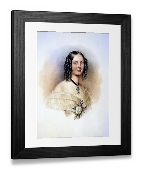 Framed Print : Henriette Brevillier (1801-1843)