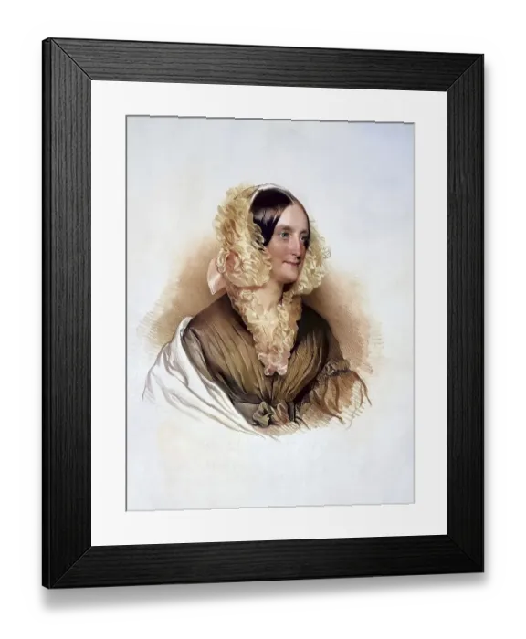 Framed Print : Henriette Freifrau von Pereira-Arnstein
