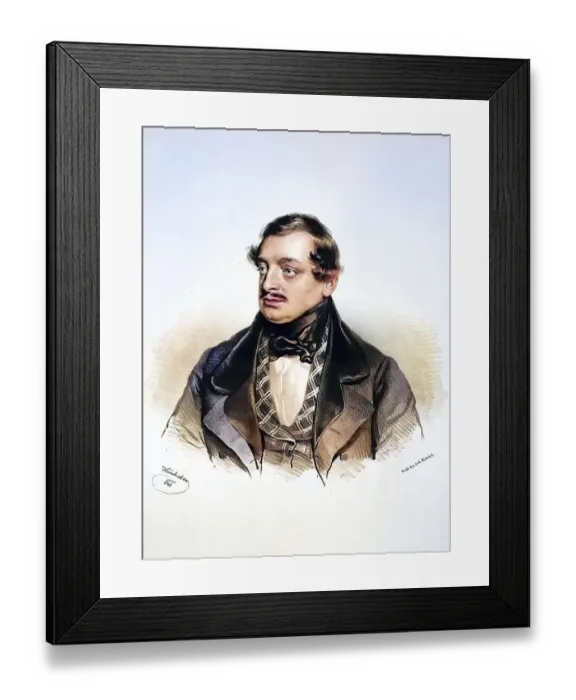 Framed Print : Hermann Stockhammer (1790-1858)