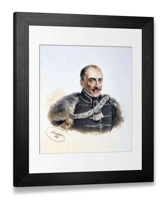 Framed Print : Imre (Emerich) Count Miko of Hidveg (born 4 September 1805 in Zabola) Framed Print : Imre (Emerich) Count Miko of Hidveg (born 4 September 1805 in Zabola)
