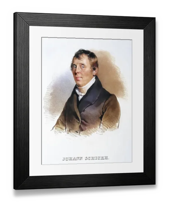 Framed Print : Johann Valentin Schickh (born 6 January 1770 in Vienna)