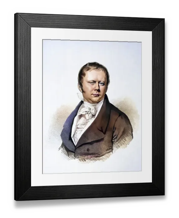 Framed Print : Josef von Knorr (born 21 April 1782)