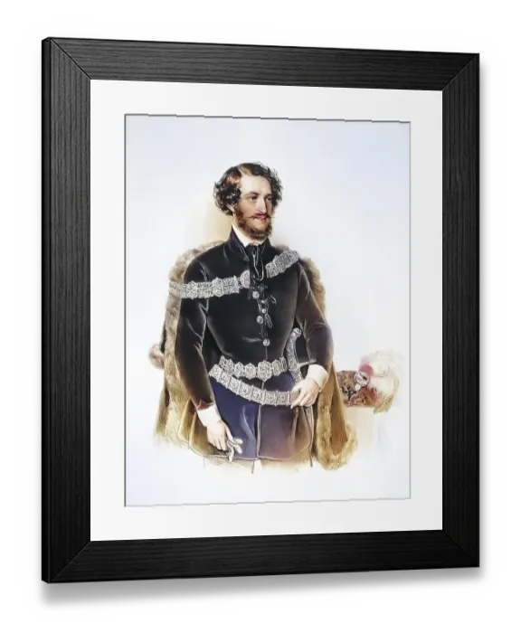 Framed Print : Ivan Forrav (1817, 1852), Hungarian painter