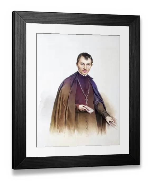 Framed Print : Joachim Suppan (born 23 October 1794 in Graz)