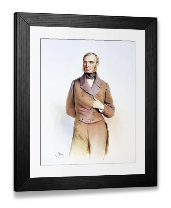 Framed Print : Johann Anton Freiherr von Brentano (1803)