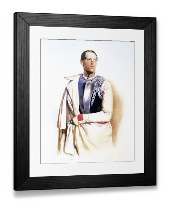 Framed Print : Johann Graf Falkenhayn (1801-1882), k