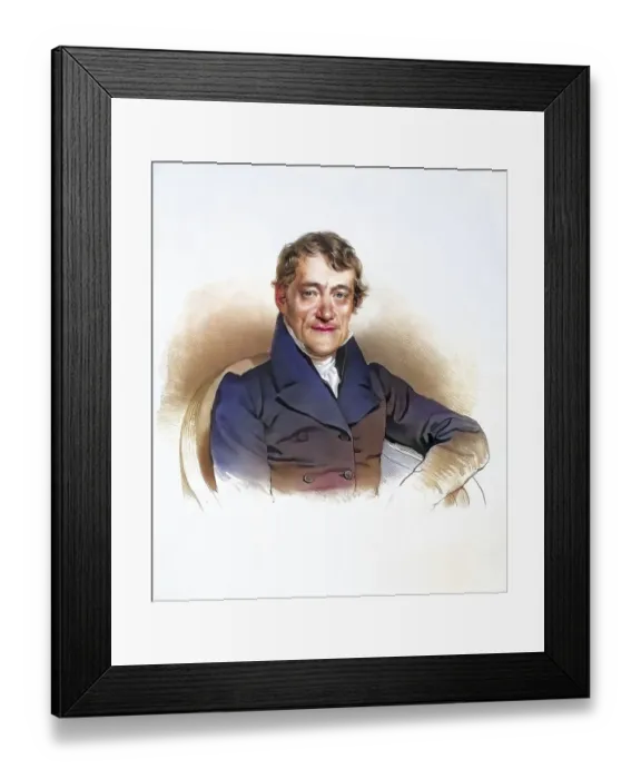Framed Print : Johann Nepomuk Freiherr von Aichen (1783-1858) Framed Print : Johann Nepomuk Freiherr von Aichen (1783-1858)