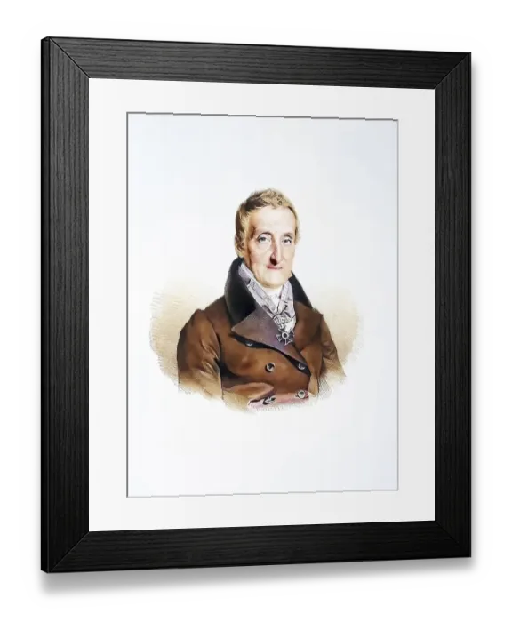 Framed Print : Johann Nepomuk Freiherr von Geislern (1757-1837)