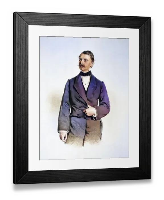 Framed Print : Johann von Savageri (1793-1871)