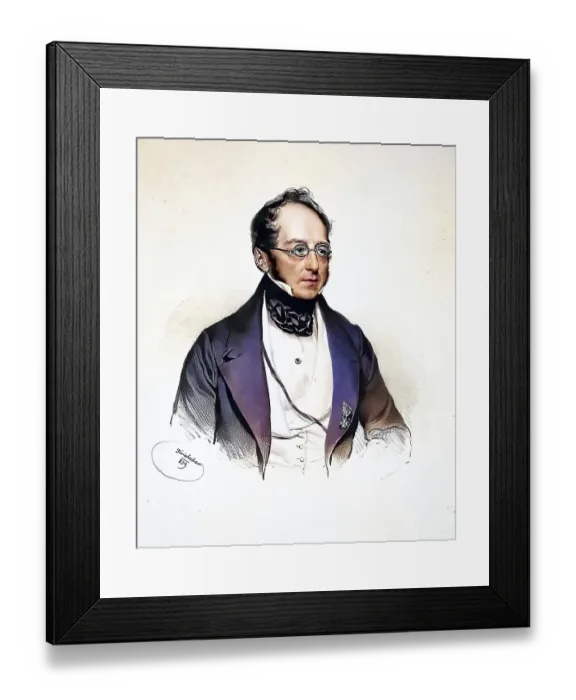 Framed Print : Johann Wilhelm Sartorio (1798-1857) Framed Print : Johann Wilhelm Sartorio (1798-1857)