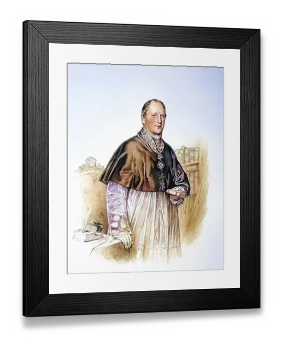 Framed Print : Johann Chrysostomos Gieldanowski