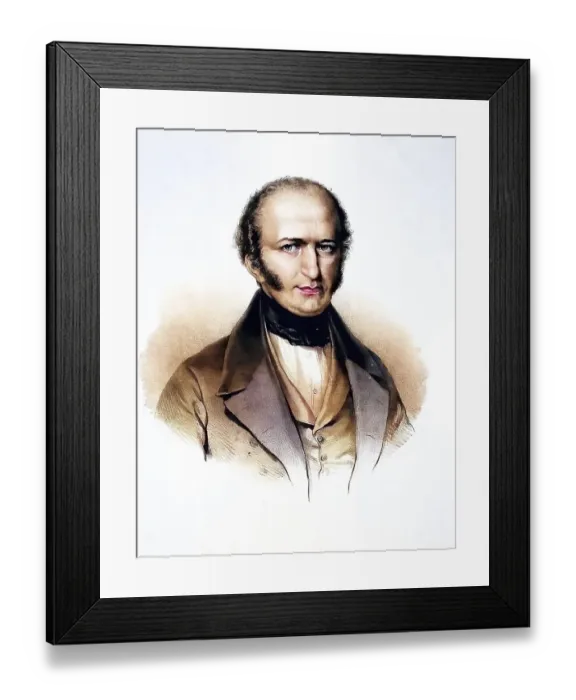 Framed Print : Johann Czermak, Physician, Doctor Framed Print : Johann Czermak, Physician, Doctor