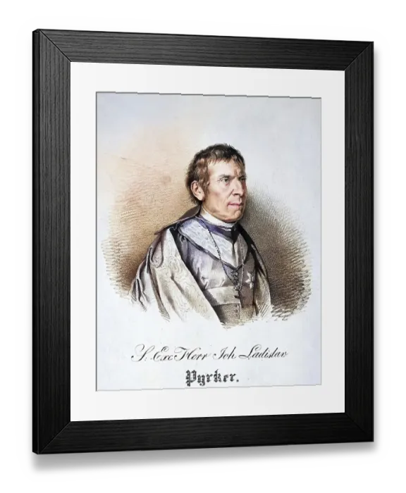 Framed Print : Johann Ladislaus Pyrke, actually Pyrker von Felsoe-Eoer