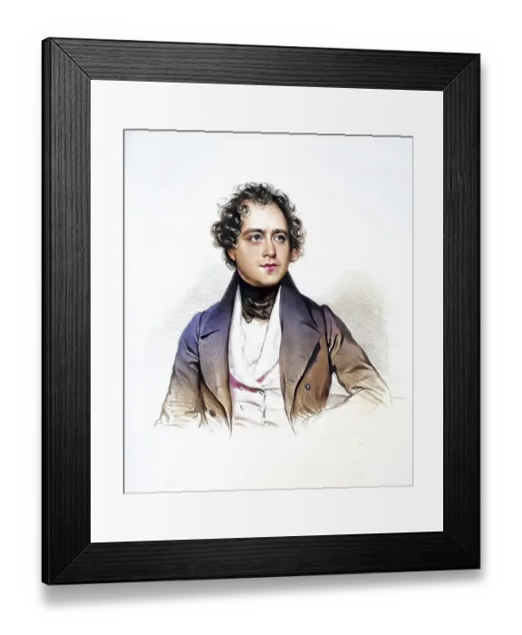 Framed Print : Ohann Vesque von Puettlingen (pseudonym: Johann Hoven) Framed Print : Ohann Vesque von Puettlingen (pseudonym: Johann Hoven)