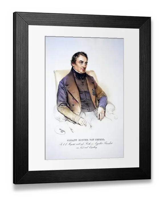 Framed Print : Johann Jenull (born 29 April 1773 in Winklern) Framed Print : Johann Jenull (born 29 April 1773 in Winklern)