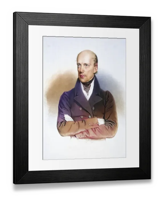 Framed Print : Archduke Johann Baptist Josef Fabian Sebastian of Austria (born 20 January 1782 in Florence)
