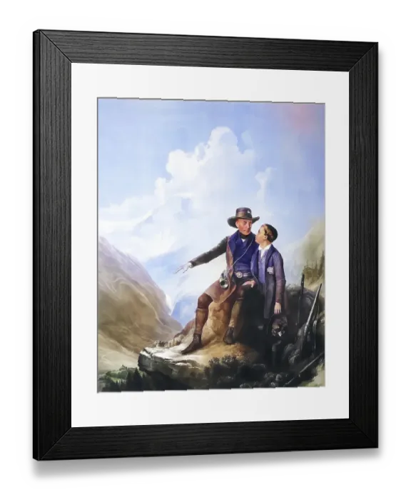 Framed Print : Archduke Johann Baptist Josef Fabian Sebastian of Austria (born 20 January 1782 in Florence)