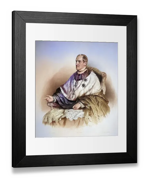 Framed Print : Joseph Othmar Ritter von Rauscher (* 6 October 1797 in Vienna) Framed Print : Joseph Othmar Ritter von Rauscher (* 6 October 1797 in Vienna)