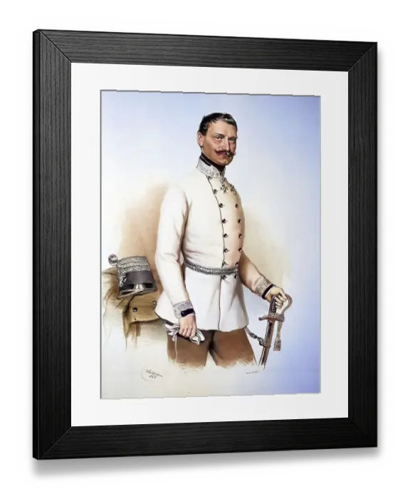 Framed Print : Joseph Ludwig Christoph Freiherr Reichlin von Meldegg (* 14 May 1804)