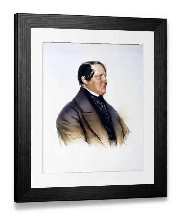 Framed Print : Josef Rudolf von Hainisch (1805-1858) Framed Print : Josef Rudolf von Hainisch (1805-1858)
