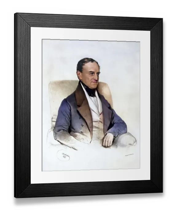 Framed Print : Josef Rudolf Joss (born 1787), Dr