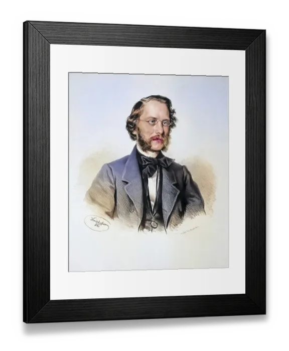 Framed Print : Joseph Unger (* 2 July 1828 in Vienna) Framed Print : Joseph Unger (* 2 July 1828 in Vienna)