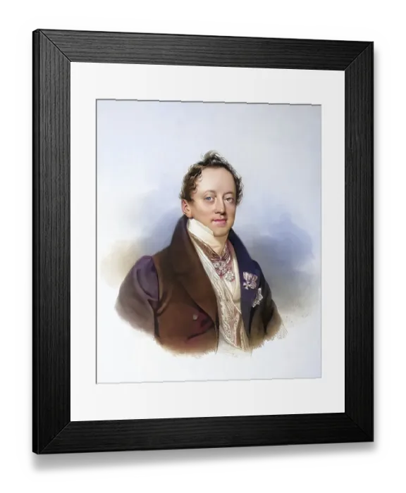 Framed Print : Josef Landgraf von Fuerstenberg (1877-1840) Framed Print : Josef Landgraf von Fuerstenberg (1877-1840)