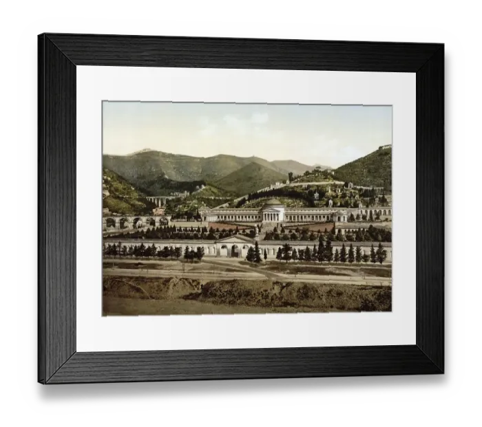 Framed Print : General view of the Campo Santo