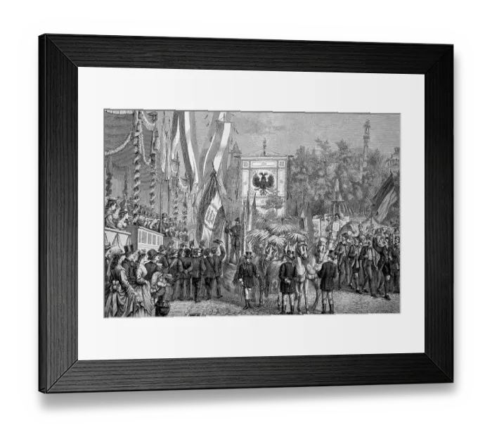 Framed Print : The German shooting festival in Stuttgart Framed Print : The German shooting festival in Stuttgart