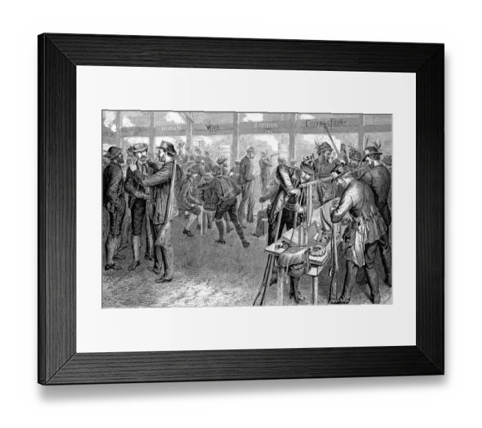 Framed Print : The German shooting festival in Stuttgart Framed Print : The German shooting festival in Stuttgart