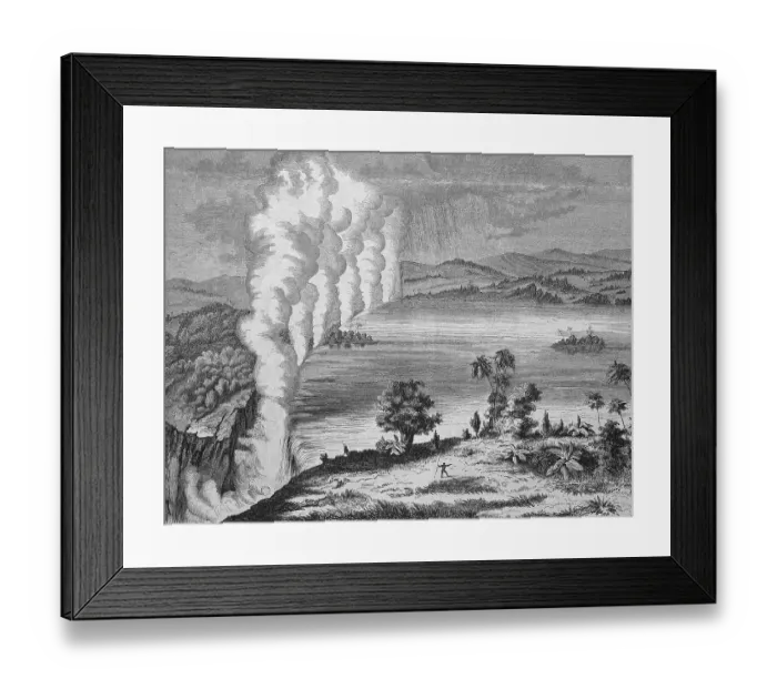 Framed Print : The Victoria Falls of the Zambezi Framed Print : The Victoria Falls of the Zambezi