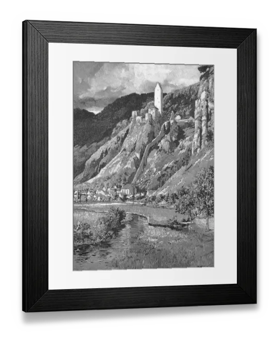 Framed Print : Kipfenberg and the Devil's Wall in the Altmuehl Valley Framed Print : Kipfenberg and the Devil's Wall in the Altmuehl Valley