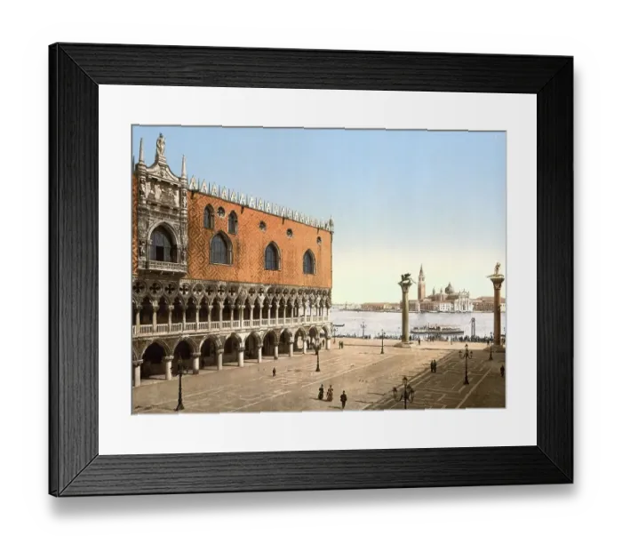 Framed Print : The Doge's Palace and the Piazzetta