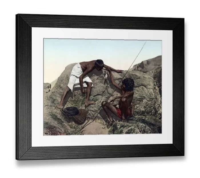 Framed Print : Ceylon, Singhalese-Fisherboys, Historic Framed Print : Ceylon, Singhalese-Fisherboys, Historic