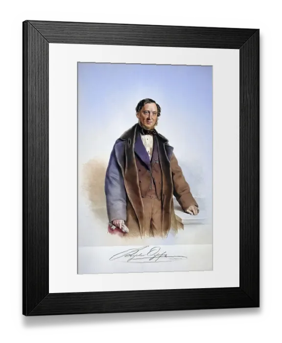 Framed Print : Kajetan Schiefer (1790 -1868), 1835-1864 City Planning Director of Vienna