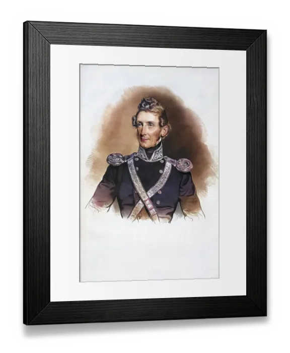Framed Print : Karl Binder Reichsfreiherr von Krieglstein
