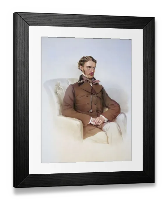 Framed Print : Karl Freiherr von der Glon, 1829