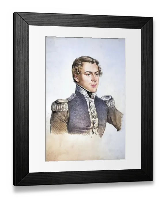 Framed Print : Karl Graf von Rothkirch-Panthen (born 2 December 1807 in Falkenau)