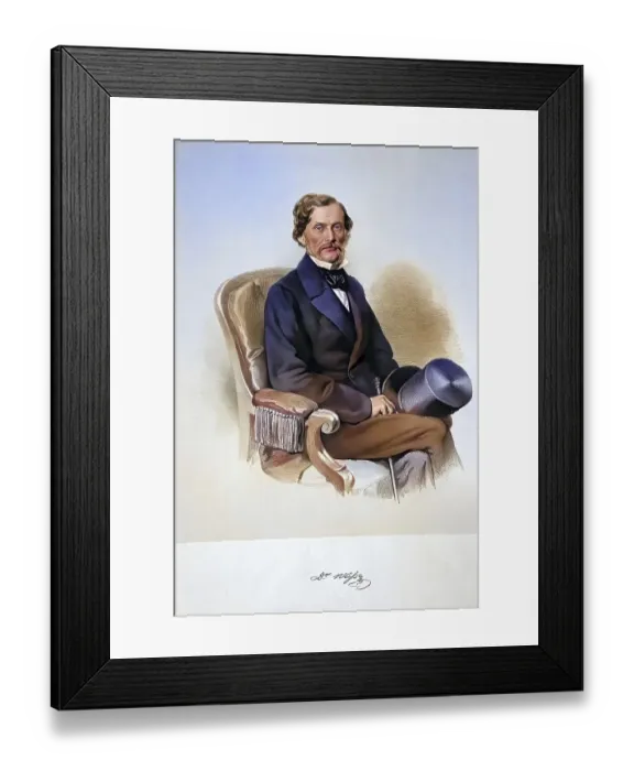 Framed Print : Karl Weisse (1805-1861) Dr med