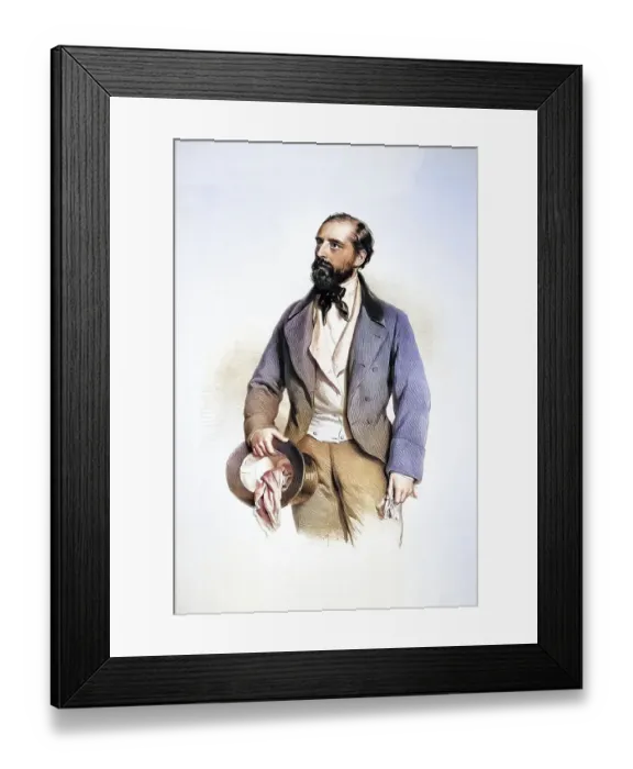 Framed Print : Karl Girardet (born 3 May 1813 in Le Locle) Framed Print : Karl Girardet (born 3 May 1813 in Le Locle)