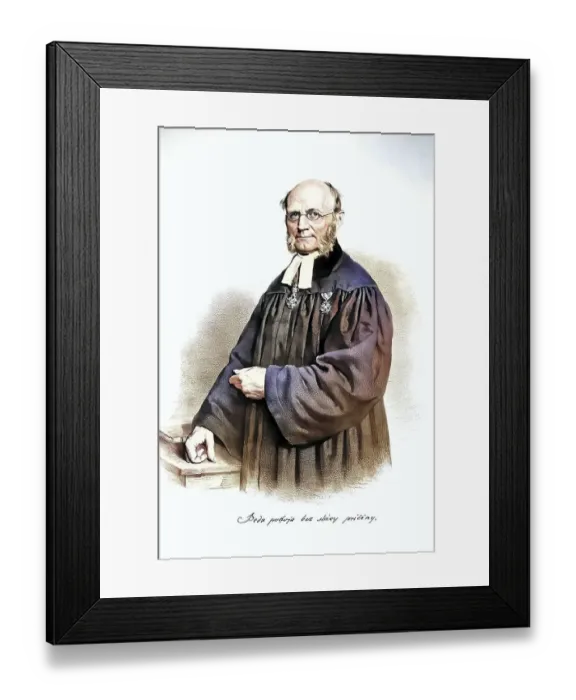 Framed Print : Karol Kuzmany (born 16 November 1806 in Briesen) Framed Print : Karol Kuzmany (born 16 November 1806 in Briesen)