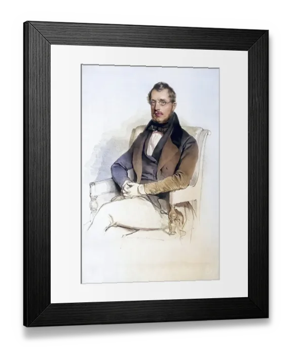 Framed Print : Kasimir Esterhazy (1805-1870), Count Framed Print : Kasimir Esterhazy (1805-1870), Count
