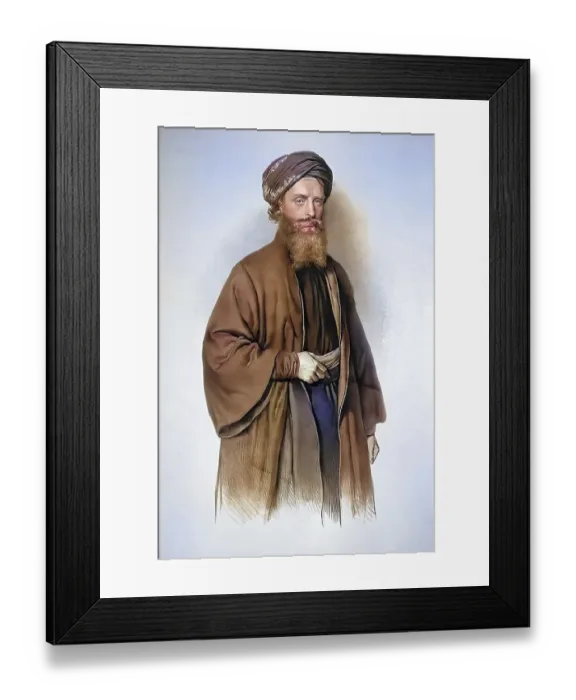 Framed Print : Ignacij Knoblehar, Germanised Ignaz Knoblecher (born 6 July 1819 in St)
