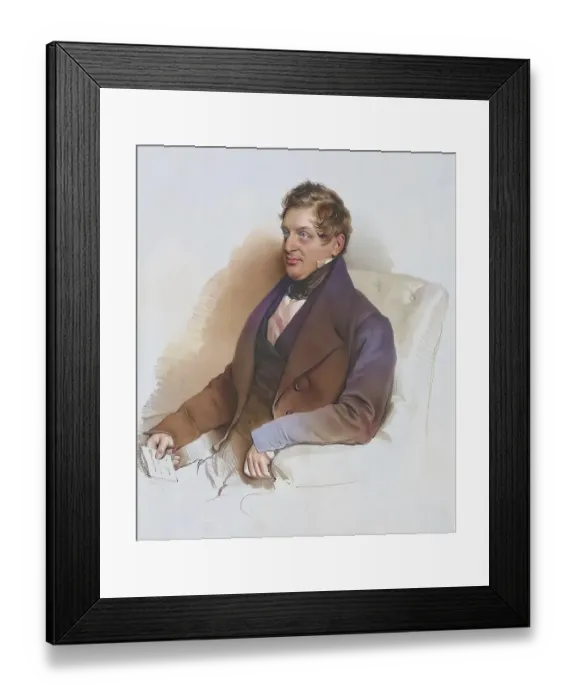 Framed Print : Johann Friedrich Kohaut (1792-1853)