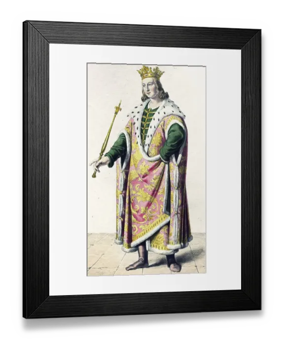 Framed Print : Ladislaus Postumus (Czech Ladislav Pohrobek)