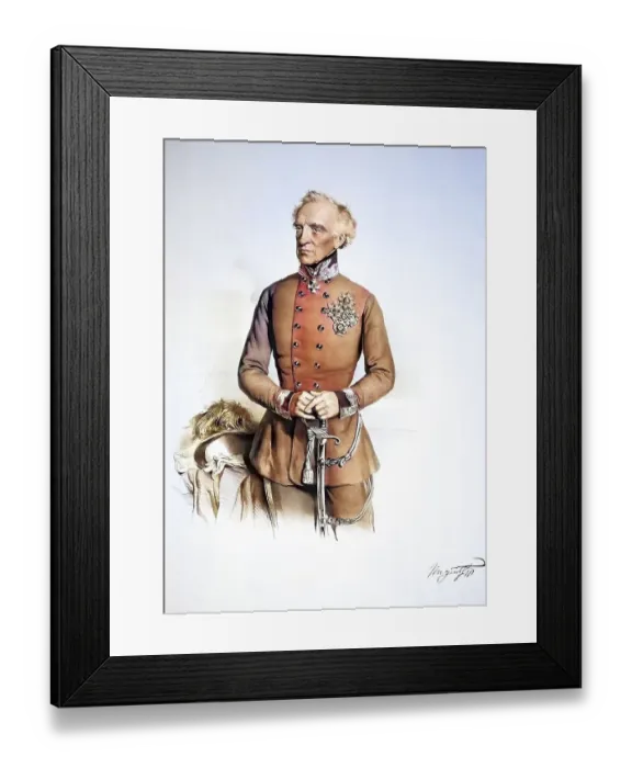 Framed Print : Laval Count Nugent of Westmeath (born 3 November 1777 at Ballynacor in Ireland)