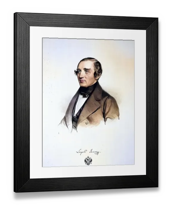 Framed Print : Leopold Jansa (born 23 March 1795 in Wildenschwert) Framed Print : Leopold Jansa (born 23 March 1795 in Wildenschwert)