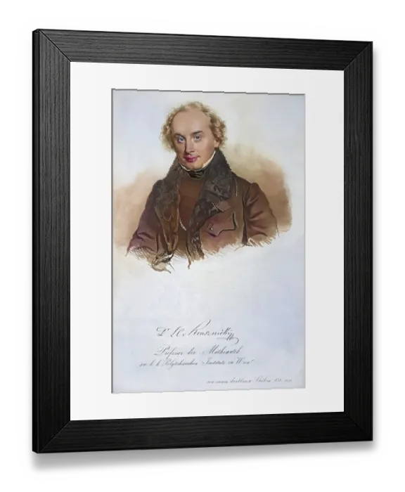 Framed Print : Leopold Karl Schulz von Strasznitzki (1803-1852)