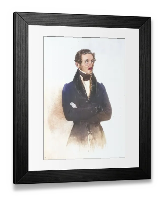 Framed Print : Carl Axel Loewenhielm (born 3 November 1772 in Stockholm: died 9 June 1861 ibid)